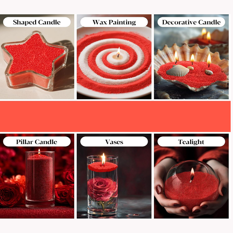 เทียนไขมุกสีเขียว ขาว แดง 100  - Candle Making Kits บทวิจารณ์และราคา