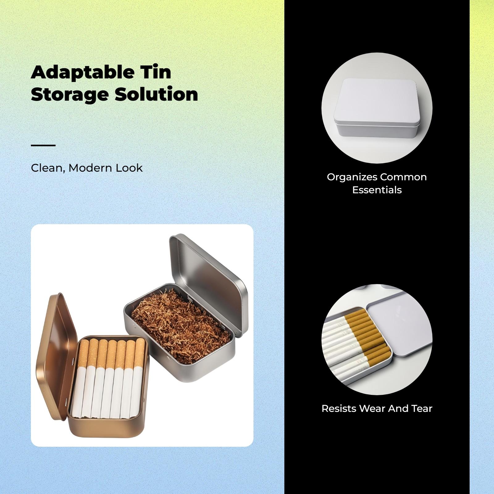กล่องเก็บของโลหะทรงกระบอกพร้อม - Tin Container Lid บทวิจารณ์และราคา