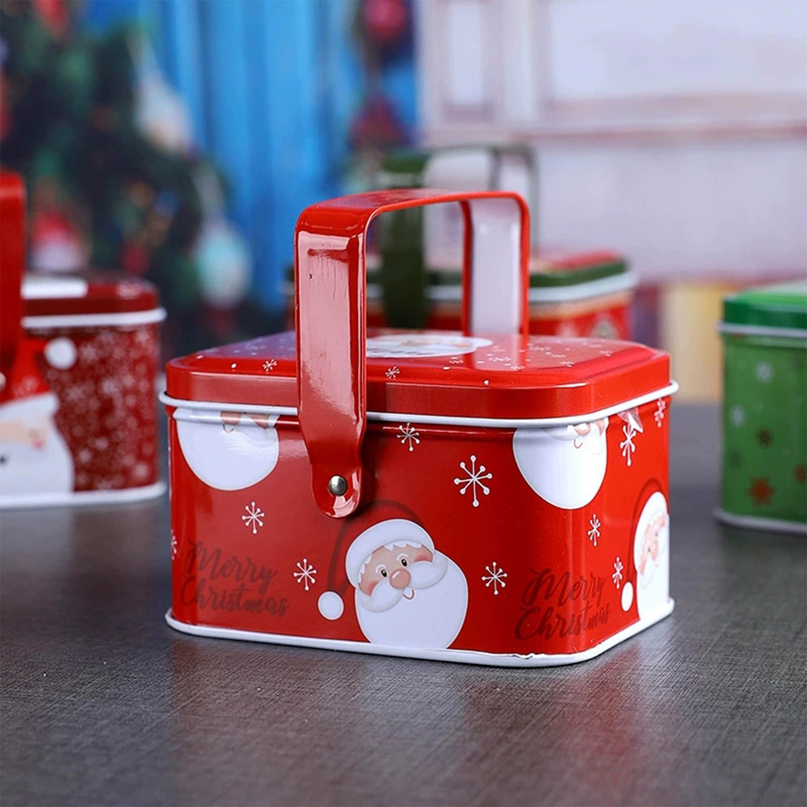 กล่องโลหะลายคริสต์มาส รูปซานตา - Tin Container Lid บทวิจารณ์และราคา